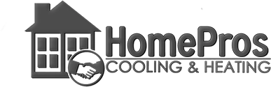 HomePros Cooling & Heating Logo