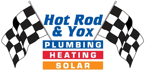 Hot Rod & Yox Plumbing Heating Logo