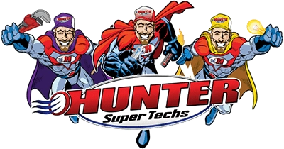 Hunter Super Techs: HVAC, Plumbing and Electrical Services Logo