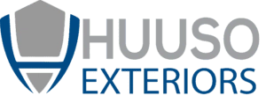 Huuso Exteriors | Roofing Siding Gutters Logo