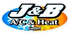 J & B Air Conditioning, Heating, & Gutters Logo
