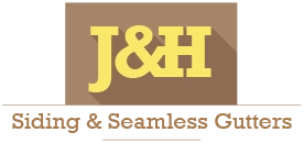 J & H Siding & Seamless Gutters Logo