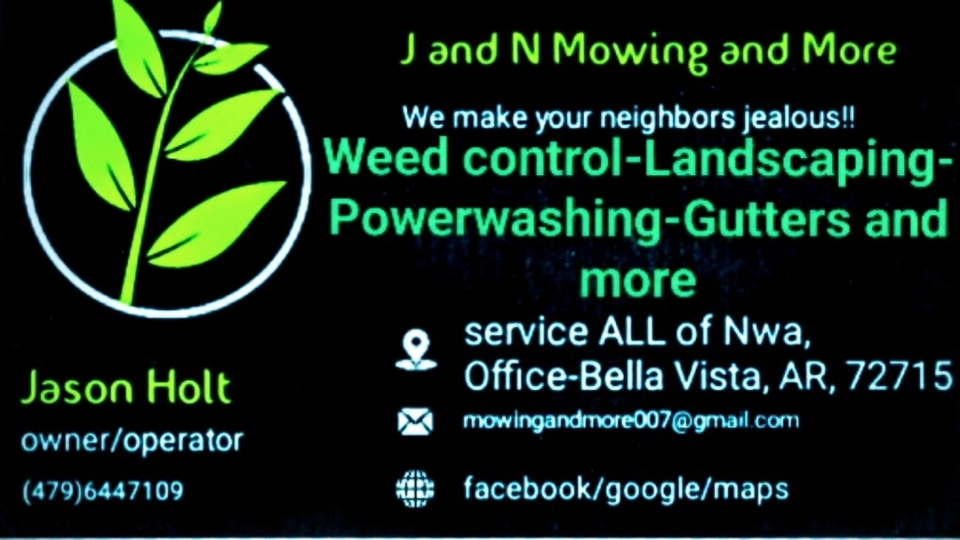 J and N Mowing and More,LLC Logo