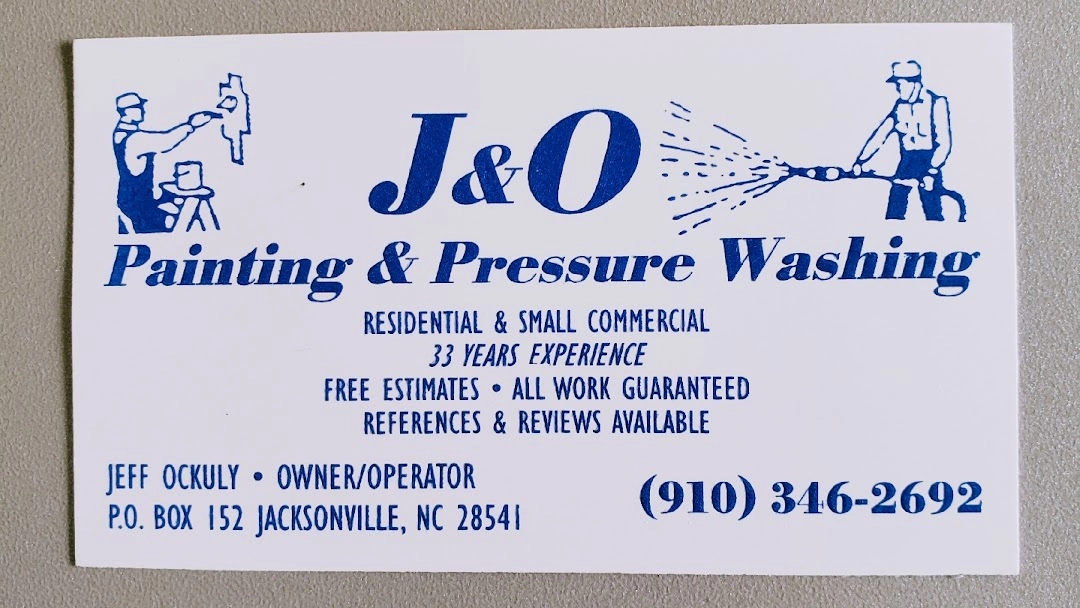 J & O Painting & Pressure Washing Logo
