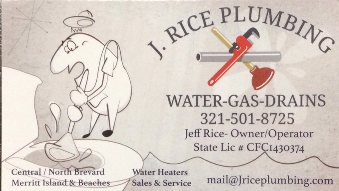 J. Rice Plumbing Service Logo