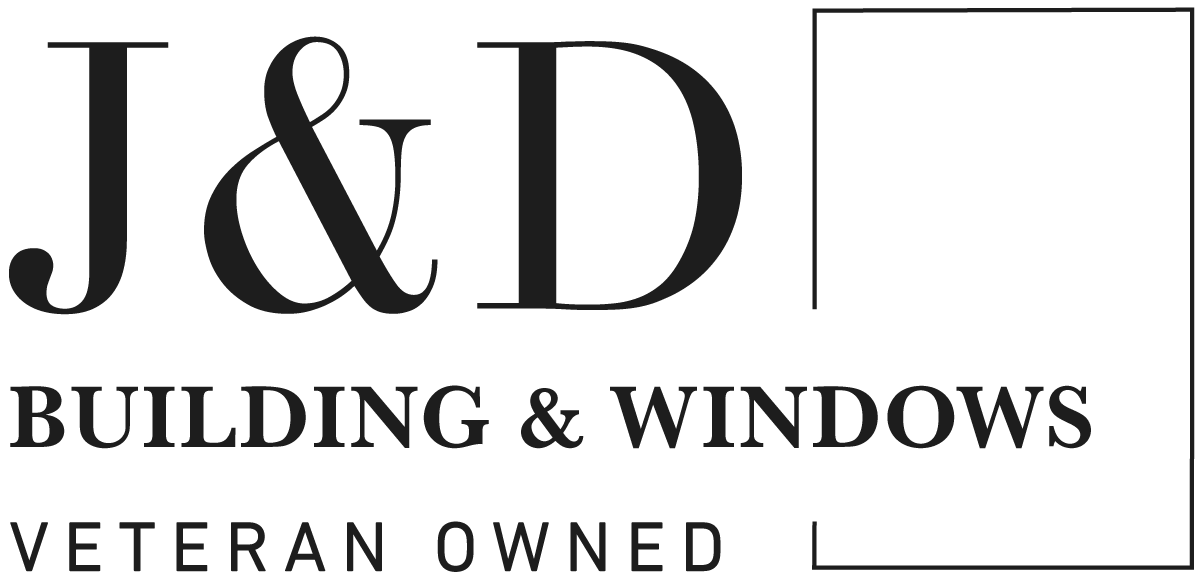 J&D Building and Windows Logo