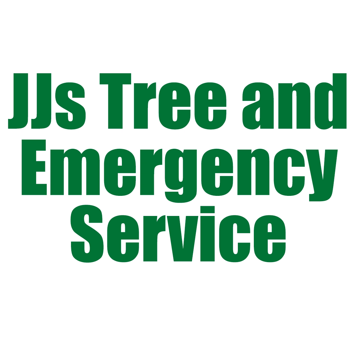 JJs Tree And Emergency Service Logo