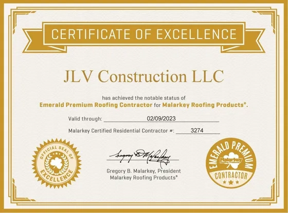 JLV Construction LLC Logo