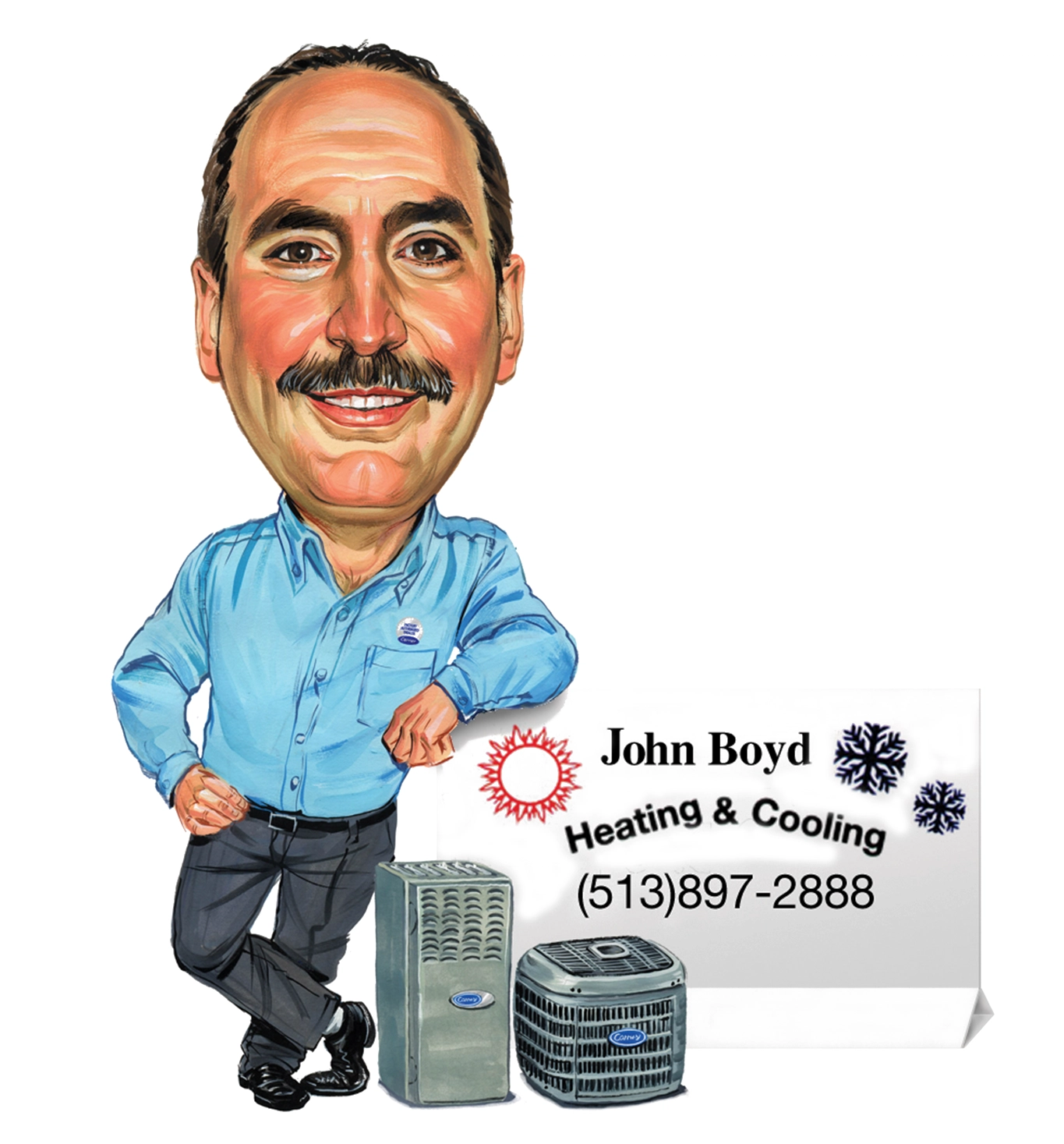 John Boyd Heating & Cooling Logo