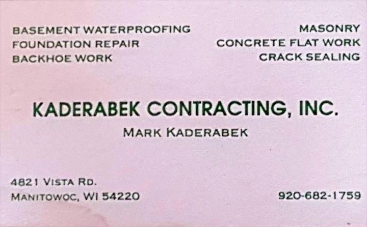 Kaderabek Contracting, Inc. Logo