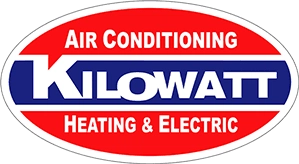 Kilowatt Heating, Air Conditioning and Electrical Logo