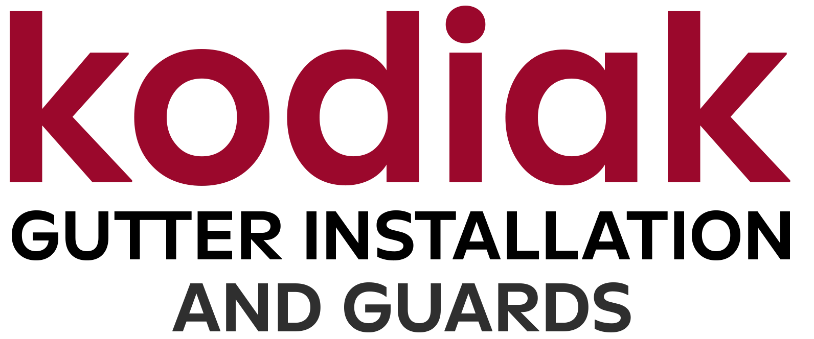 Kodiak Gutter Installation and Guards Logo