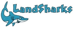 Landsharks Lawn and Landscaping Logo