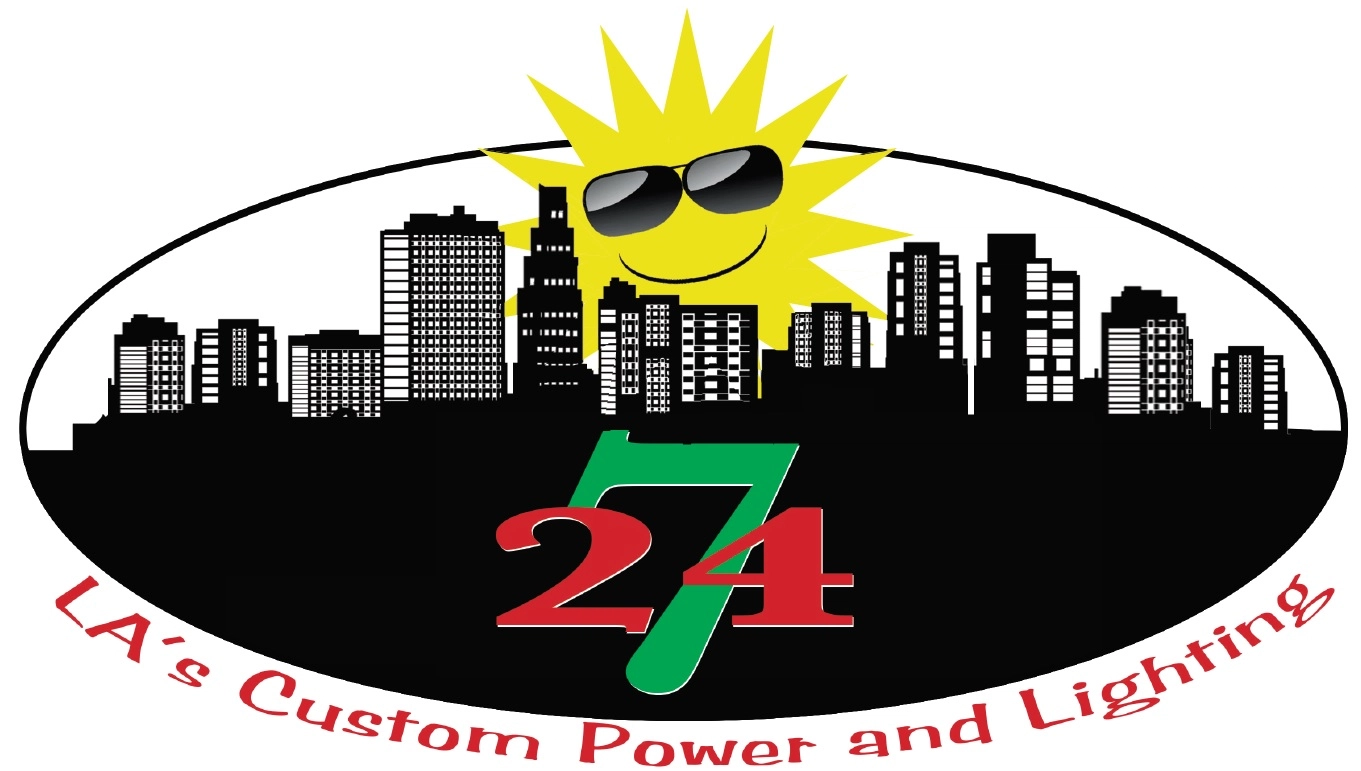LA'S Custom Power and Lighting Logo