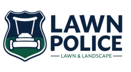 Lawn Police Lawn and Landscape Logo