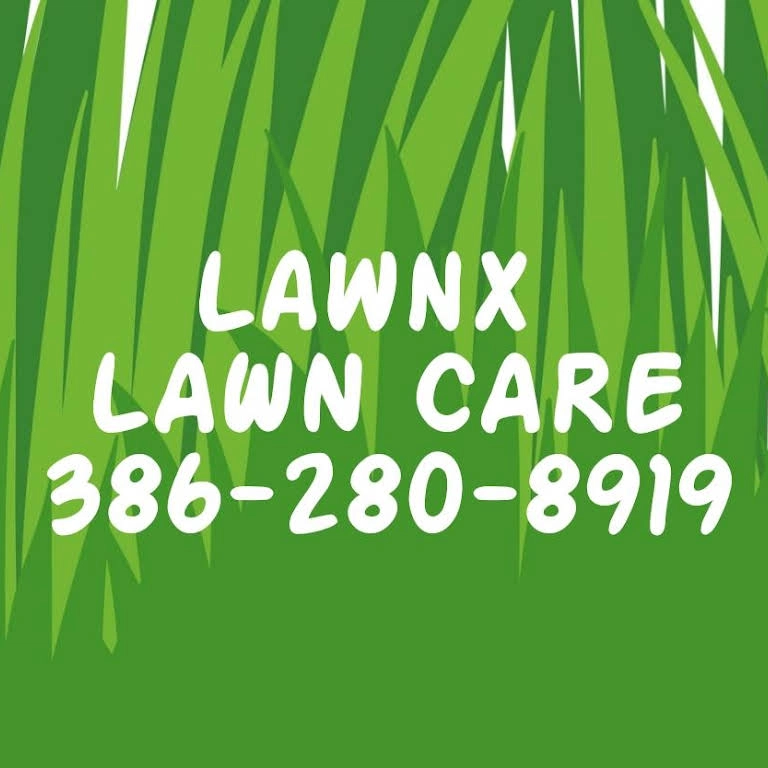 LawnX Lawn Care Services Logo