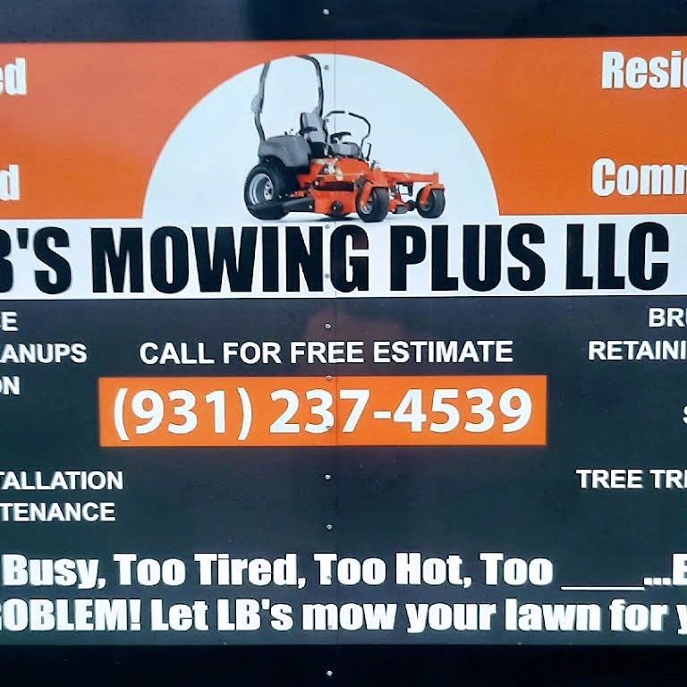 LB'S MOWING PLUS LLC Logo