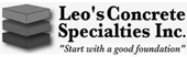 Leo's Concrete Specialties Logo