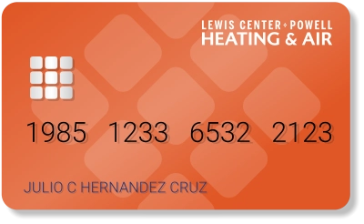 Lewis Center-Powell Heating & Air Logo