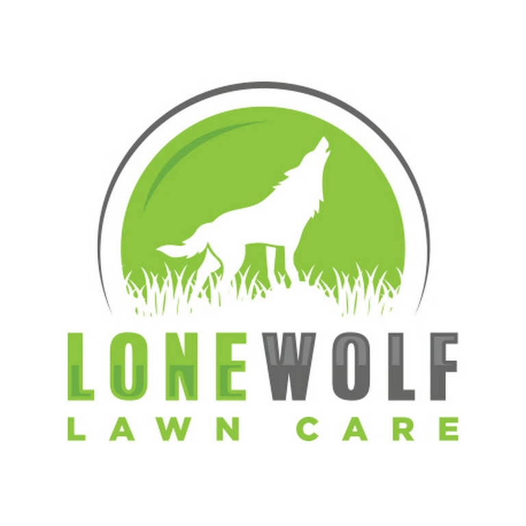 Lone Wolf Lawn Care Logo