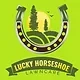 Lucky Horseshoe Lawn Care Logo
