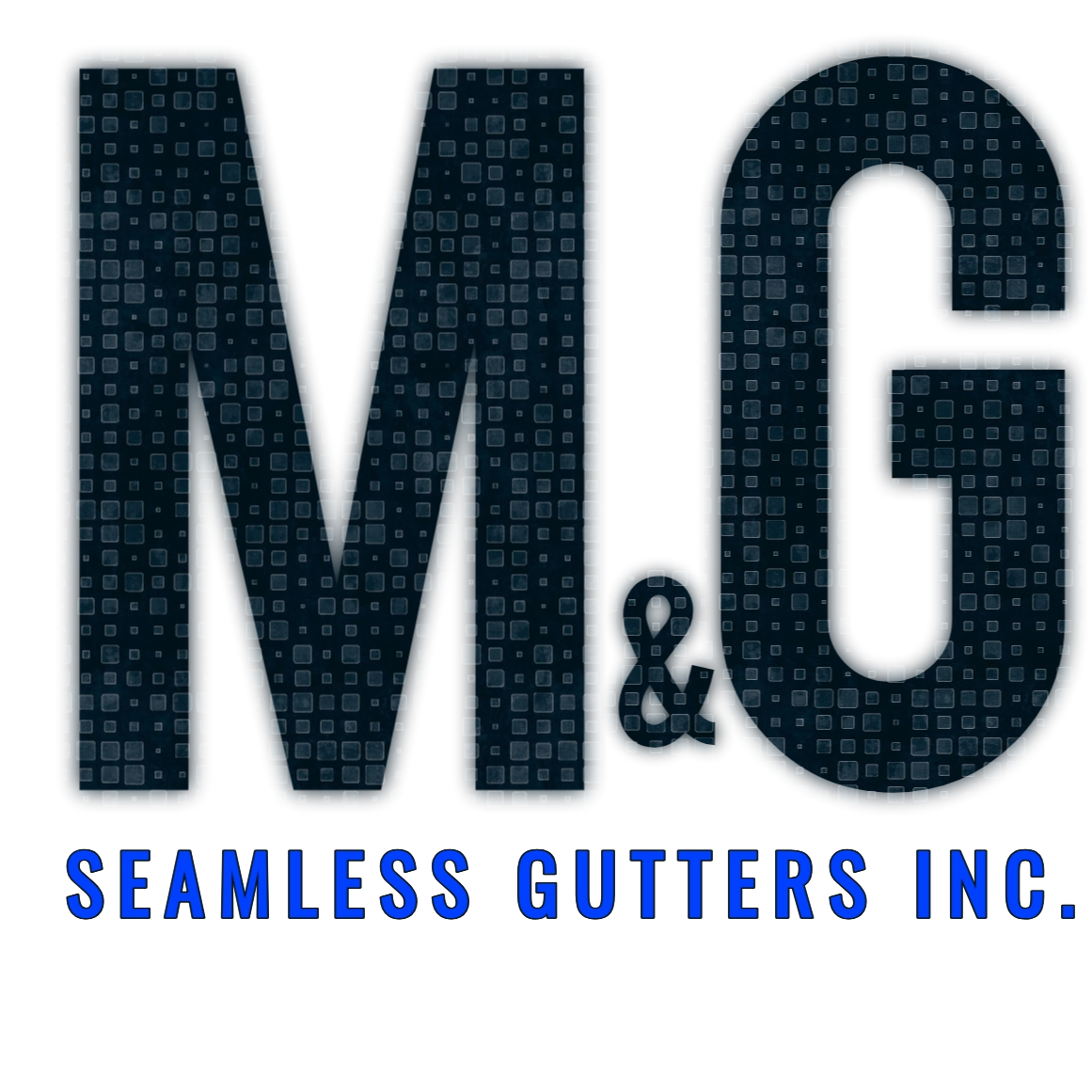 M & G Seamless Gutters Logo