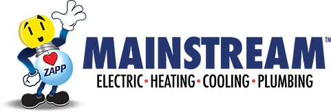 Mainstream Electric, Heating, Cooling, & Plumbing Logo