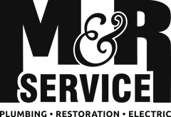 M&R Plumbing Service Logo