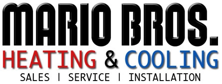 Mario Bros Heating & Cooling Logo