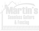 Martin's Seamless Gutters & Fencing Logo