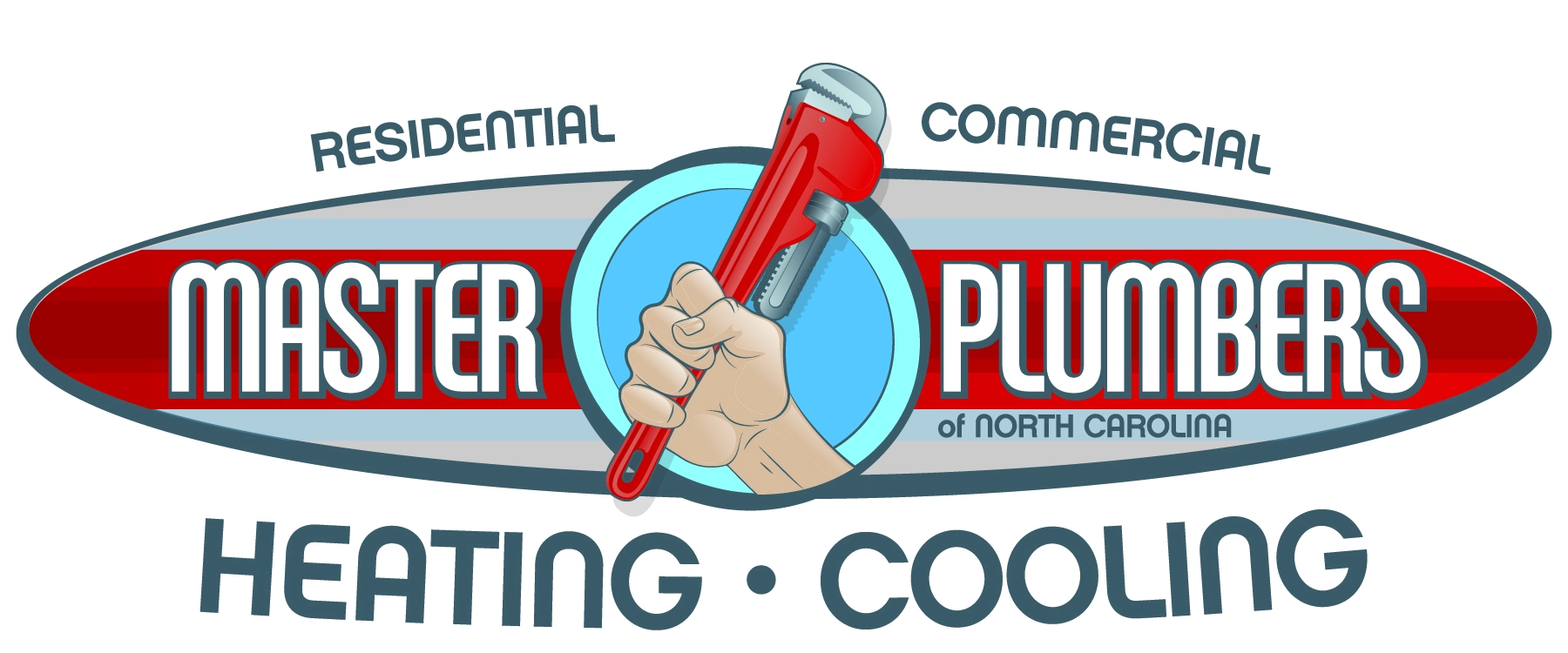 Master Plumbers Heating & Cooling Logo