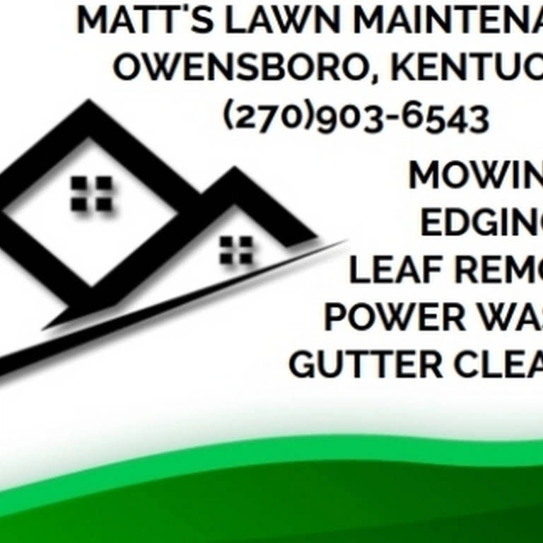 Matt's Lawn Maintenance Logo