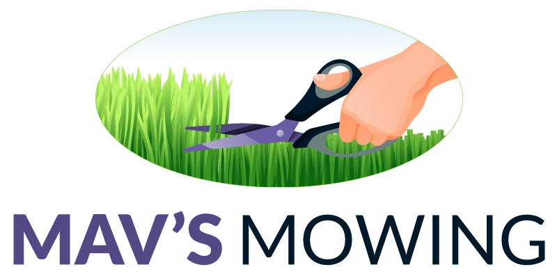 Mav's Mowing Logo