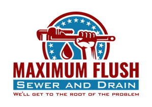 Maximum Flush Sewer and Drain Logo