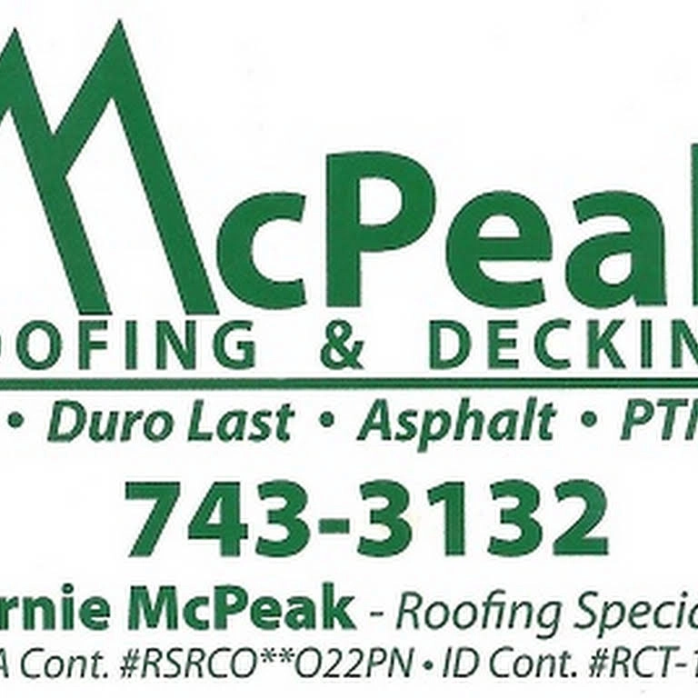 McPeak Roofing & Decking Logo