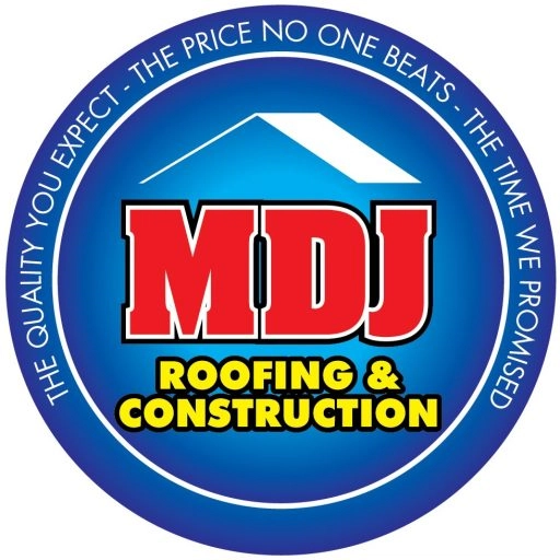 MDJ Roofing and Construction Logo