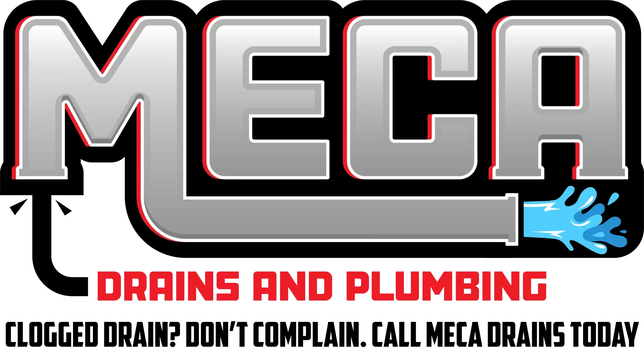 MECA Drains & Plumbing Logo