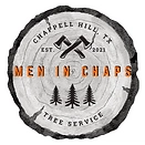 Men In Chaps Tree Service Logo