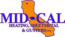Mid-Cal Heating, Sheet Metal & Gutters Inc. Logo