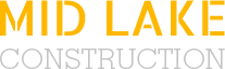 Mid Lake Construction Logo