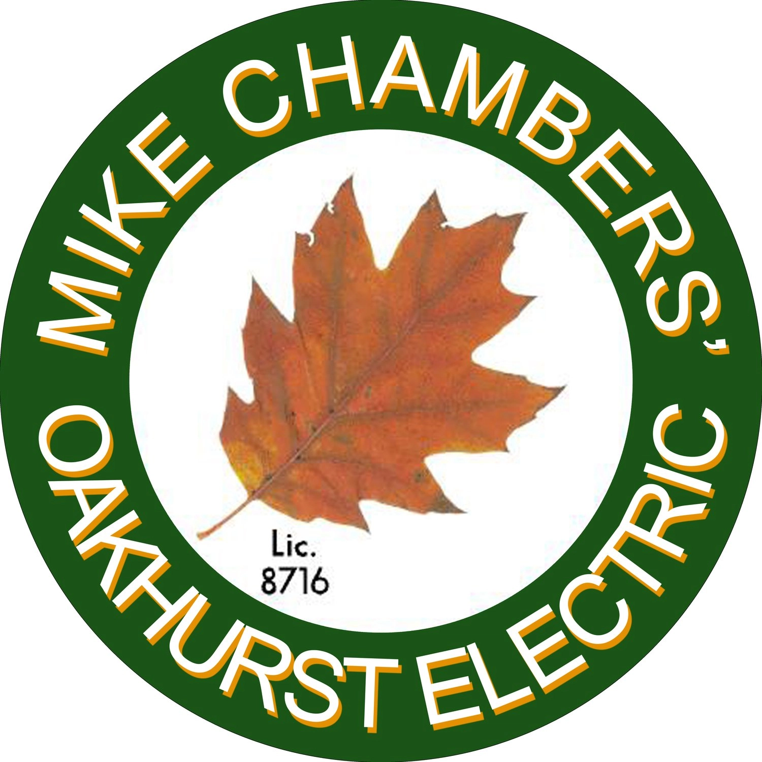 Mike Chamber's Oakhurst Electric Logo