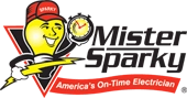 Mister Sparky Electrician Dallas Logo