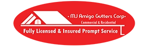 MJ Amigo Gutters Corp. Logo