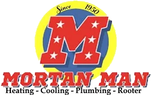 Morton Man Heating, A/C & Plumbing Logo