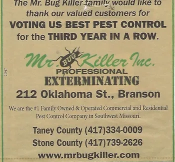 Mr. Bug Killer, Inc. Logo