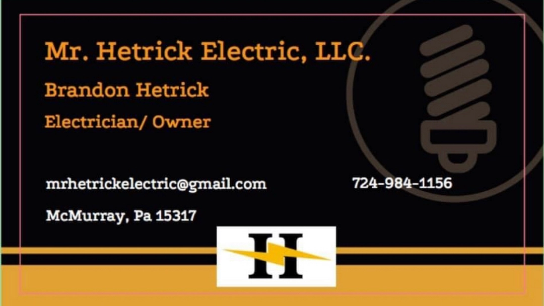 Mr. Hetrick Electric, LLC. Logo