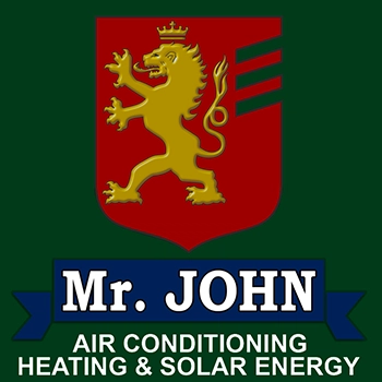 Mr. John Air Conditioning, Heating & Solar Energy Logo