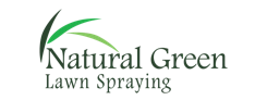 Natural Green Lawn Spraying Logo
