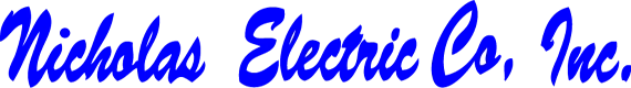 Nicholas Electric Co Logo