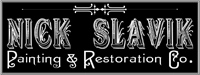 Nick Slavik Painting & Restoration Co. Logo